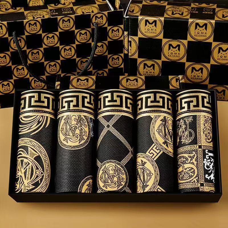 Boxer Shorts Modal - 5 szt. Męskie bokserki, luksusowy wzór