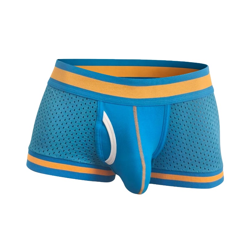 Męskie bokserki z siateczki, w – Mesh Sport Boxer recenzja i cena