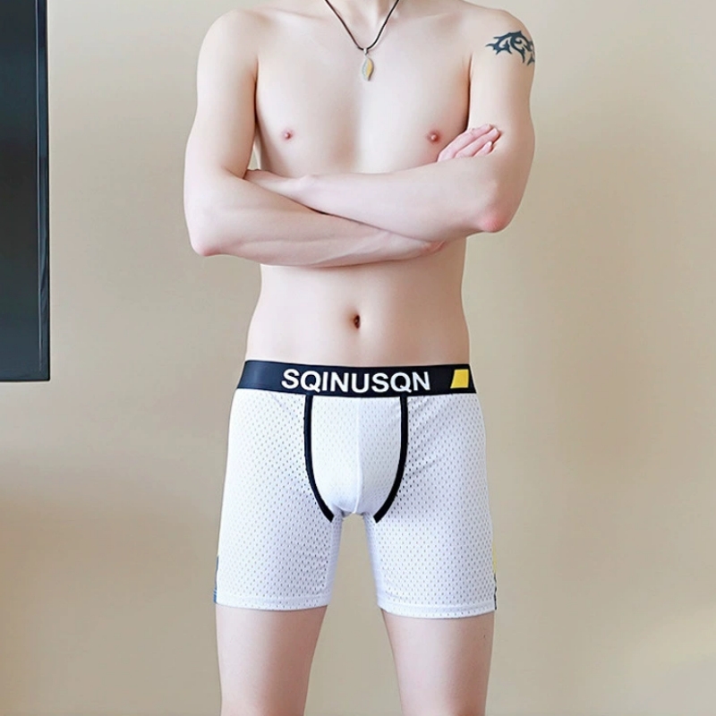 Męskie bokserki z siateczki z  – Mesh Sport Boxer recenzja i cena