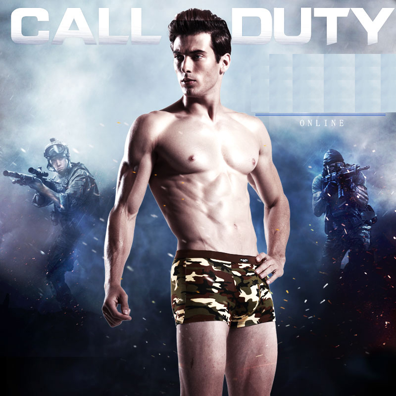 4 sztuk/partia kamuflaż Bokser – Boxer Shorts Modal recenzja i cena